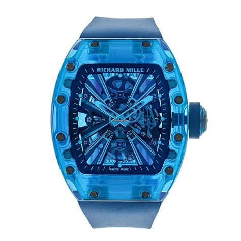 richard mille 12-01 sapphire blue|richard mille rm tourbillon.